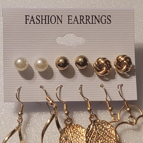 Earrings set of 6 pairs - Picture 5 of 5